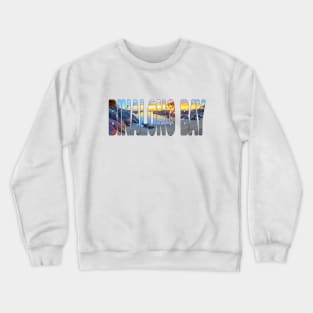 BINALONG BAY - Tasmania Australia Fires Sunset Crewneck Sweatshirt